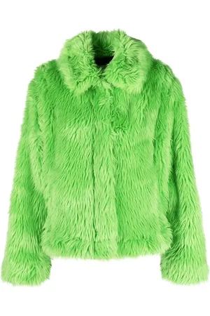 Msgm Jacke aus Faux Fur