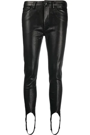 3x1 Beschichtete Skinny-Jeans
