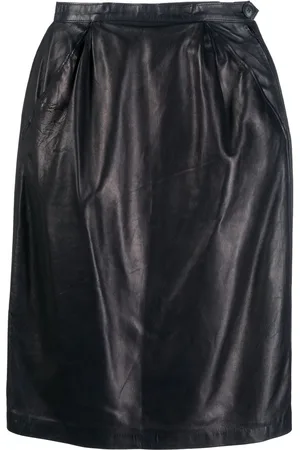 Saint Laurent Hoch sitzender Bleistiftrock