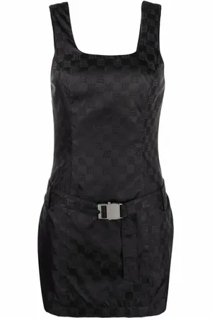 MISBHV Strickkleid aus Monogramm-Jacquard