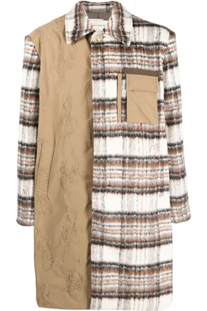 Feng Chen Wang Mantel im Patchwork-Look