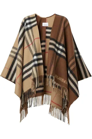 burberry womens poncho