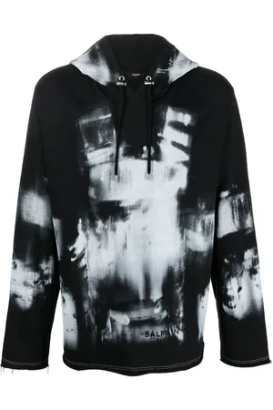 Balmain Hoodie mit Röntgen-Print