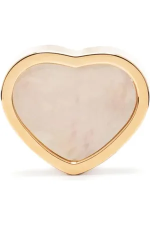 Chopard 18kt My Happy Heart Rotgoldohrstecker mit Perlmutt