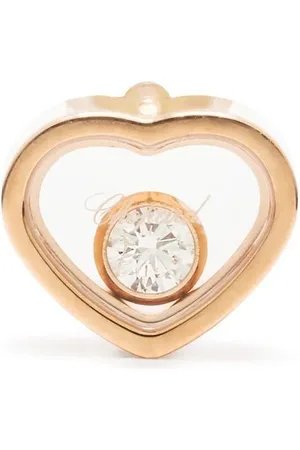 Chopard 18kt Rotgoldohrstecker mit einem Diamanten