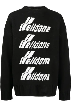 We11 Done Pullover mit Logo-Stickerei