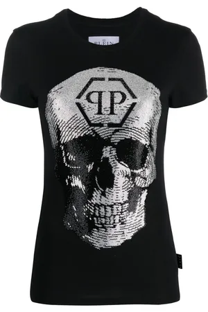 Philipp Plein T-Shirt mit Totenkopf-Print
