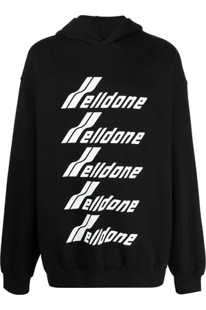 We11 Done Hoodie mit Logo-Print