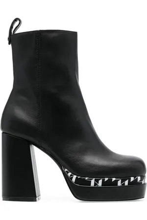 Karl Lagerfeld Stiefel mit Monogramm-Print