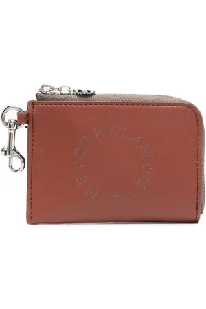 Stella McCartney Portemonnaie mit perforiertem Logo