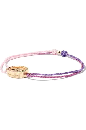LUIS MORAIS Armband mit 14kt Good Times Gelbgoldanhänger