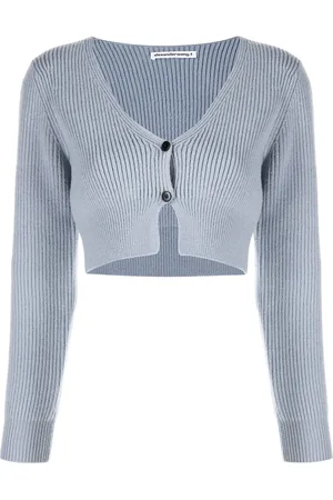 Alexander Wang Gerippter Cropped-Cardigan