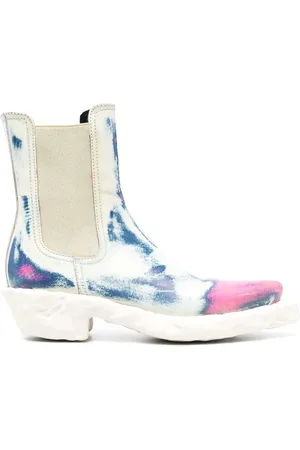 Camper Stiefeletten im Distressed-Look