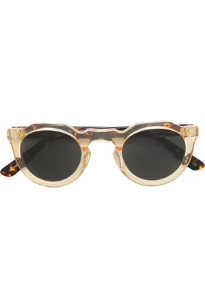 LESCA Sonnenbrille mit rundem Gestell