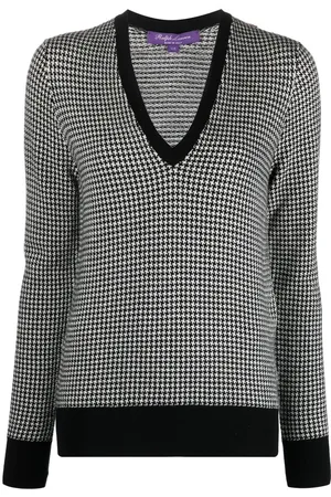 Ralph Lauren Pullover mit Hahnentrittmuster
