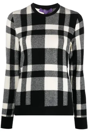 Ralph Lauren Pullover mit Hahnentrittmuster