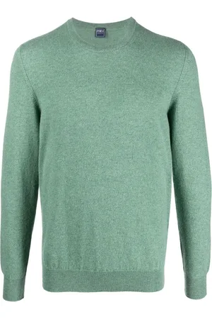FEDELI Fein gestrickter Kaschmirpullover