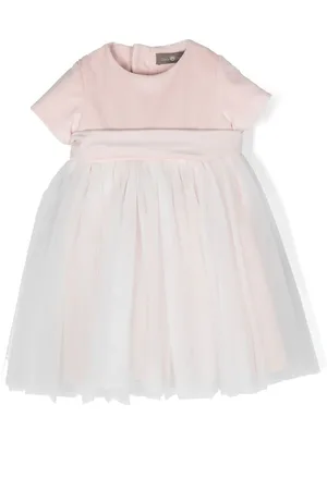 LITTLE BEAR Samtkleid mit kurzen Ärmeln