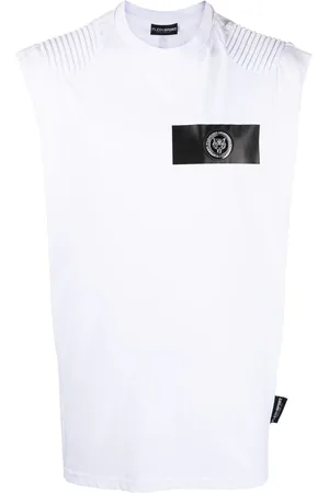 Philipp Plein T-Shirt mit Logo-Patch