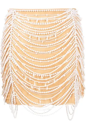 BLUMARINE Rock mit Perlen