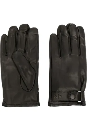 Armani Exchange Handschuhe mit Logo-Prägung