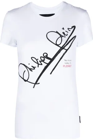 Philipp Plein T-Shirt mit Signaturen