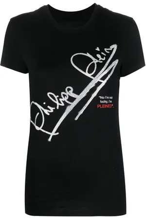 Philipp Plein T-Shirt mit Signaturen