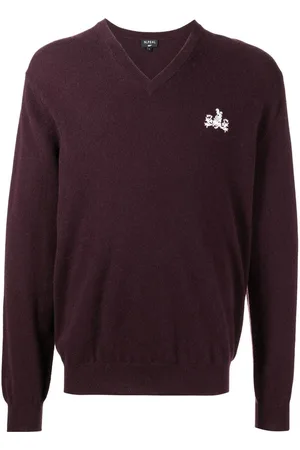 N.PEAL Pullover mit Logo-Print
