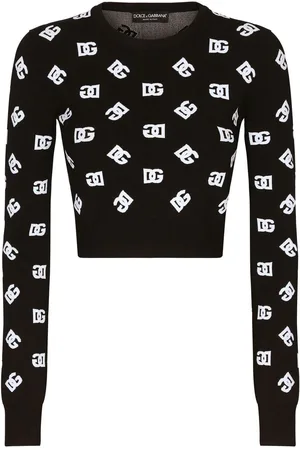 Dolce & Gabbana Jacquard-Pullover mit DG