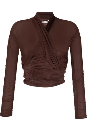 Alexander Wang Drapiertes Cropped-Top