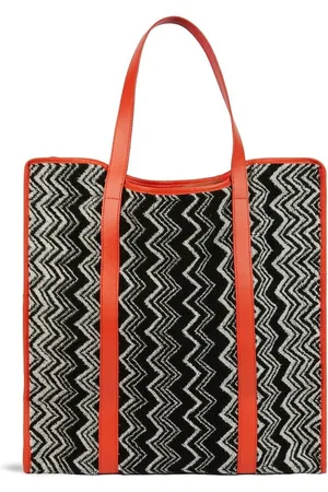 Missoni Keith Tote Bag mit Zickzack-Print