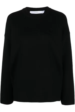 IRO Intarsien-Pullover mit V-Ausschnitt