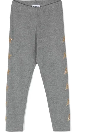 Golden Goose Leggings mit Sternen in Glitter-Optik