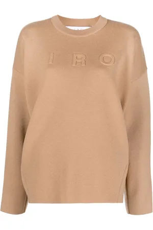 IRO Intarsien-Pullover mit V-Ausschnitt