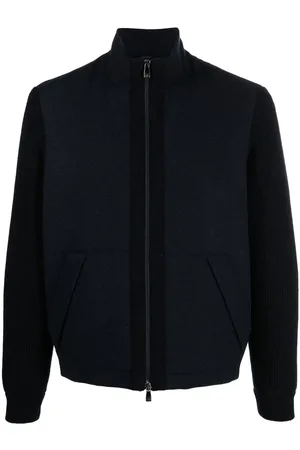 corneliani Jacke mit gestrickten Ärmeln