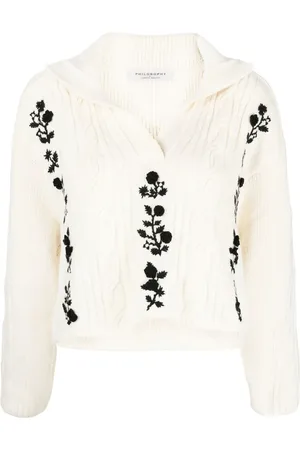 Serafini Pullover mit Zopfmuster