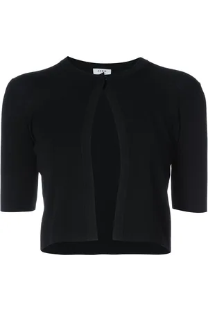 AKRIS Cropped-Cardigan mit kurzem Arm