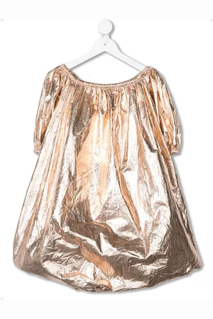 Le pandorine Metallic-Kleid mit Knitteroptik