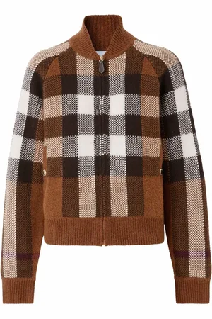 Burberry Karierte Intarsien-Bomberjacke