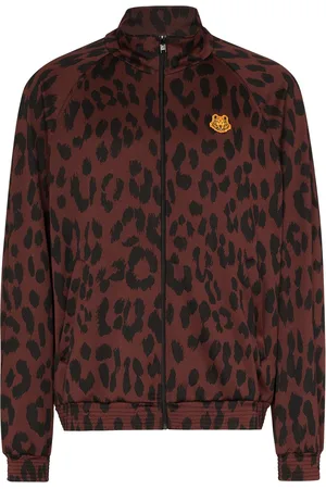 Kenzo Sportjacke mit Leoparden-Print