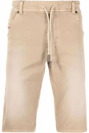 Diesel Jeans-Shorts mit Kordelzug
