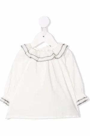 BONPOINT Bluse mit Ziernähten