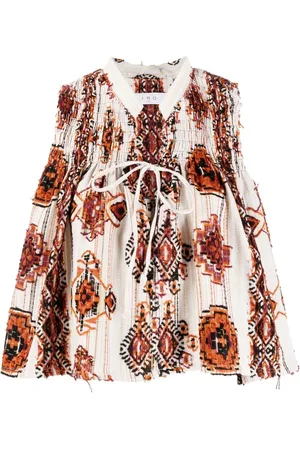 IRO Bluse mit grafischem Print