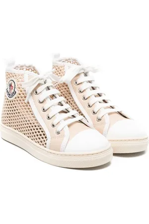 Moncler High-Top-Sneakers mit Webmuster