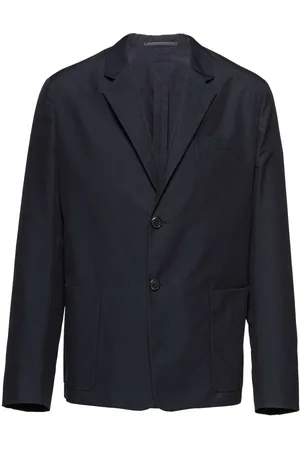 Prada Sakko mit Logo-Patch