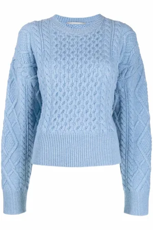 Stella McCartney Cropped-Pullover mit Aran-Strickmuster