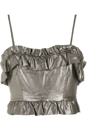 Olympiah Gerüschtes Top im -Look