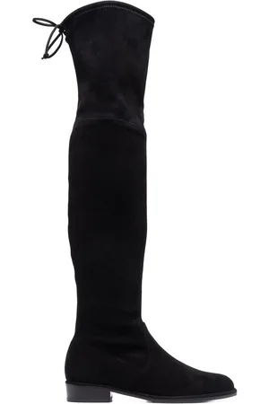 Stuart Weitzman Overknee-Stiefel mit Schleifenverschluss