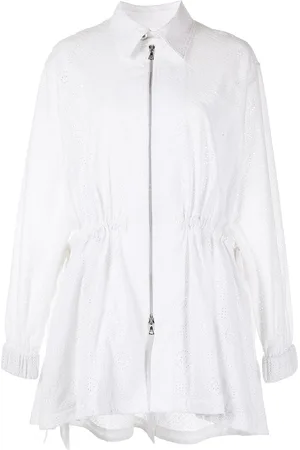 ADAM LIPPES Jacke mit Lochstickerei
