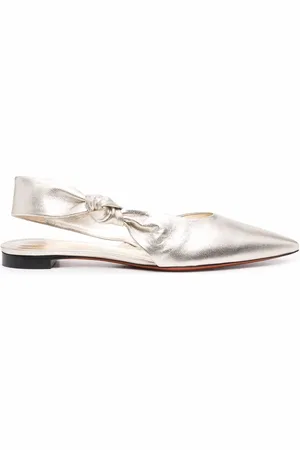 santoni Sandalen im Metallic-Look